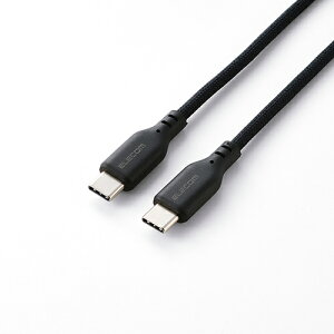 GR USB Type-C P[u VRbV USB Power DeliveryΉ ő60W 1.0m ubN ELECOM MPA-CCECSM10BK