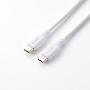 GR USB Type-C P[u VRbV USB Power DeliveryΉ ő60W 1.0m zCg ELECOM MPA-CCECSM10WH