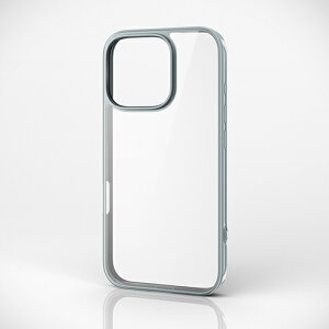 GR iPhone 16 Pro p nCubhP[X t[J[ nCubh P[X Jo[ wʃNA O[ ELECOM PMCA24CHVCFCGY