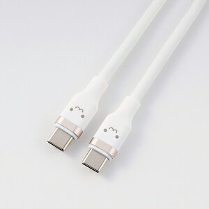�G���R�� USB Type-C�P�[�u�� �Ȃ߂炩 �ő�100W 1.0m USB Power Delivery�Ή� ���낿��� ELECOM MPA-CCECSS10WF