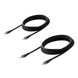 �G���R�� �^�C�vC to �^�C�vC�P�[�u�� �V���R�� 2�{���� �ő�100W 2.0m �u���b�N ELECOM MPA-CCECSS20BB
