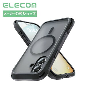 �G���R�� iPhone 17 �P�[�X �J�o�[ ZEROSHOCK �ϏՌ� �Ռ��z�� Magsafe�Ή� 4�p�o���p�[ �O���b�v���̂���J�[�u���C�� �J���������Y�ی�݌v ���C�����X�[�d�Ή� �}�b�g�u���b�N PMWA25AZELKMCBK