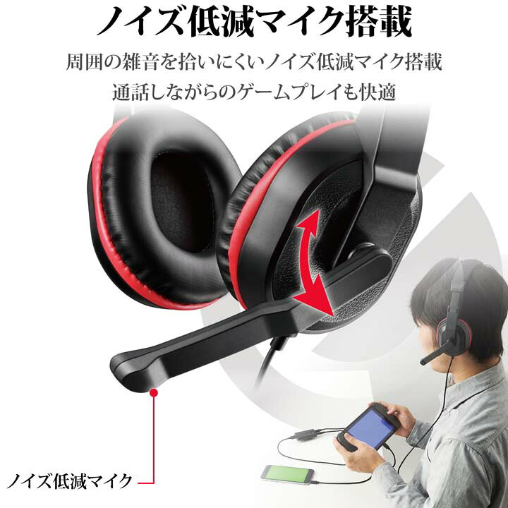 楽天市場 エレコム スマホで通話しながらゲーム音を聞ける デジタルミキサー付属 ゲーミング ヘッドセット ゲーム向け ヘッドセット 4極 両耳 オーバーヘッド Usb デジタルミキサー 付 Ps4 Switch スイッチ 対応 ブラック Hs Gm30mbk エレコムダイレクトショップ