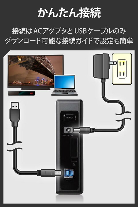 楽天市場】エレコム 外付けHDD 4TB SeeQVault Desktop Drive USB3.2 