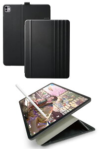 GR iPad Pro 13inch p tbvP[X \tgU[ h[CO 8AO X[vΉ tbv P[X 13C`iPad Pro(M4) ubN ELECOM TB-A24PLWVDBK