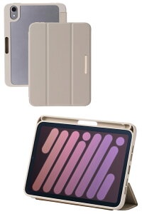 GR iPad mini A17 Pro p me tbvP[X \tgU[ t[AO X[vΉ iPadmini 8.3 t یtB ELECOM TB-A24SWVJM3GB