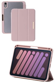 エレコム iPad mini A17 Pro 用 ＆me フラップケース ソフトレザー フリーアングル スリープ対応 iPadmini 8.3 ELECOM TB-A24SWVJM3PN