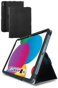 GR iPad 10 p tbvP[X \tgU[ 2AO y iPad 2022 ubN ELECOM TB-A22RPLFBKN