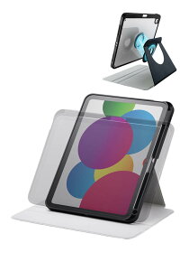 �G���R�� iPad11�C���`(A16)/10.9�C���`(��10����)/A16)�p �t���b�v�P�[�X 360�x��] 2�A���O�� �X���[�v�Ή� �t���b�v���E�Ή� �t���b�v�J�o�[ �}�O�l�b�g ���O���\ �u���b�N ELECOM TBWA25RMG360BK