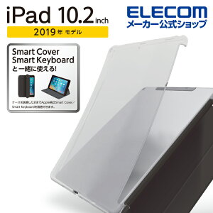 GR iPad 9(2021Nf)iPad 10.2 2019Nf 2020Nf p \tgP[X TPU ACpbh 10.2C` 2019 \tg P[X Jo[ X}[gJo[ Ή NA ELECOM TB-A19RUCCR