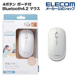 yP10{Gg[K{`11}fzGR Bluetooth4.2 }EX M-TM10V[Y BlueLED}EX ^ u[gD[X Ή 4{^ |[`t zCg Windows11 Ή ELECOM M-TM10BBWH