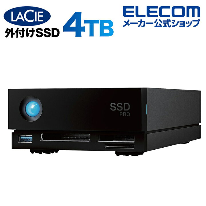 楽天市場】ラシー LaCie 1big dock SSD Pro 4TB Thunderbolt 3対応  