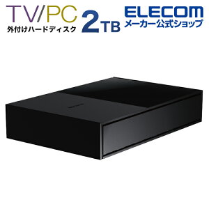 GR Desktop Drive USB3.2 (Gen1) 2TB TV Ot n[hfBXN HDD OtHDD ubN Windows11 Ή ELECOM ELD-GTV020UBK