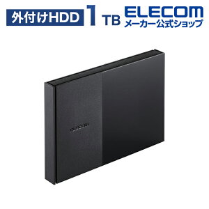 GR Portable Drive USB3.2 (Gen1) 1TB TV Ot n[hfBXN HDD OtHDD |[^u ubN Windows11 Ή ELECOM ELP-GTV010UBK
