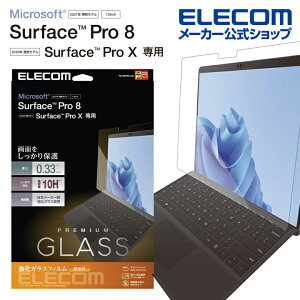 yP10{Gg[K{`11}fzGR Surface Pro8 / ProX p یtB AKX 0.33mm T[tFCX v8 vX t یtB ELECOM TB-MSP8FLGG