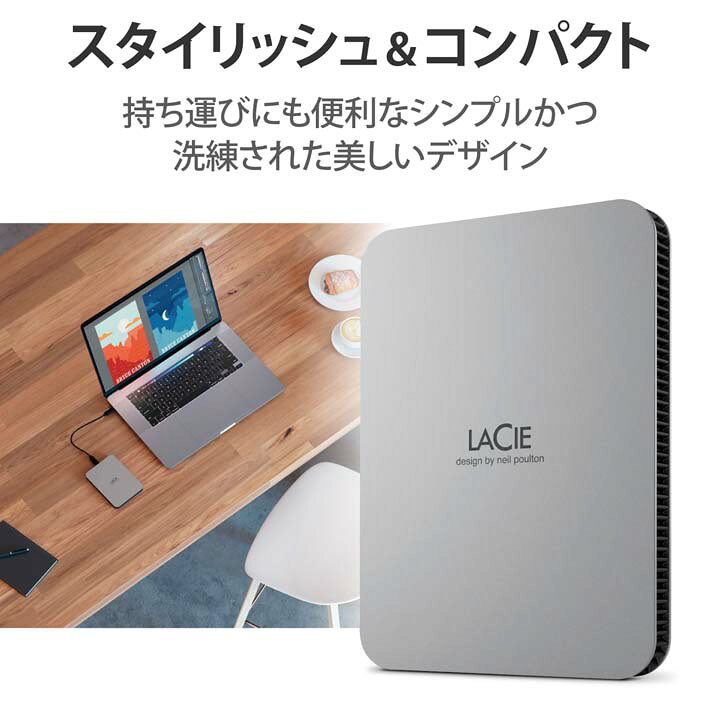 楽天市場】LaCie Mobile Drive 2TB ポータブル 外付け HDD Type-Cx1  