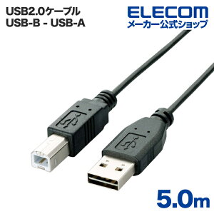 GR ʑ}USBP[u(A-B)5m ELECOM U2C-DB50BK
