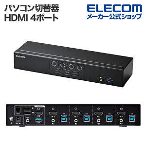 yP10{Gg[K{`11}fzGR p\Rؑ֊ HDMI 4|[g KVM ELECOM KVM-NHUS4