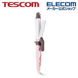 TESCOM マイナスイオンスチームカールアイロン コテ スチームヘアアイロン 初心者 おすすめ 巻きやすい あす楽 送料無料 TESCOM 32ミリ 32mm 200度 テスコム TM453A-P