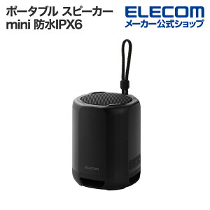GR Bluetooth |[^u Xs[J[ |[^uXs[J[iMinij mini hIPX6 microSDΉ ubN ELECOM LBT-SPP01BK