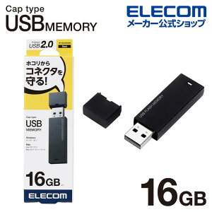 yP10{Gg[K{`11}fzGR USB USB2.0Ή Lbv USB  USB[ tbV[ 16GB ubN Windows11 Ή ELECOM MF-MSU2B16GBK