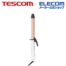 TESCOM naturam マイナスイオンカールヘアーアイロン 26mm ホワイト AC式 テスコム NPM626W