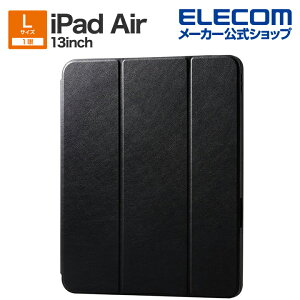 �G���R�� iPad Air 13inch �p �t���b�v�P�[�X Pencil���[ �X���[�v�Ή� 13�C���`iPad Air(M2) Apple Pencil���[ �u���b�N ELECOM TB-A24XSABK