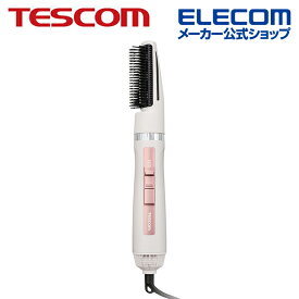 TESCOM マイナスイオン カール ドライヤー ワイドキャッチブラシ ホワイト テスコム TC360A-W