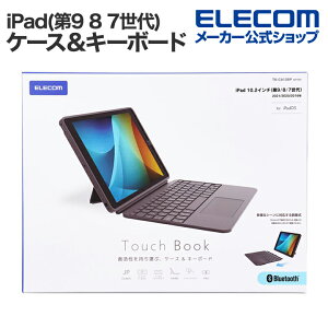 yP10{Gg[K{`11}fzGR iPad(9 87)p Touch Book for iPad 9th 8th 7th L[{[h {z E\ 3iKpx ubN ELECOM TK-CA13BPBK