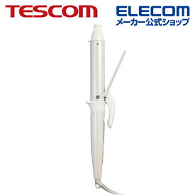 TESCOM マイナスイオン スチーム カールアイロン 32ミリ ヘアー アイロン elims マイナスイオン カール ホワイト テスコム TM453B-W