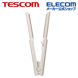 TESCOM USB モバイル ヘアアイロン ノンイオン USB給電式 コンパクト ヘアー アイロン クリーム テスコム TS310A-C