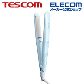 テスコム TESCOM マイナスイオン ストレートアイロン ヘアー アイロン elims ストレート ブルー TS550B-A