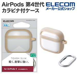 GR AirPods 4 p TOUGH SLIM LITE P[X t[J[ ANeBumCYLZO AirPods4 GA|bY Jrit JtFI ELECOM AVA-AP06TSLFCBE