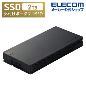 GR OtSSD USB 40Gbps (USB4) Ή Ot|[^uSSD |[^u Type-C 2TB ubN ELECOM ESD-EHA2000GBK