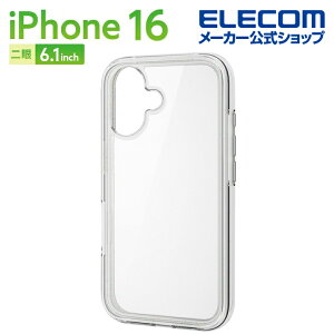 GR iPhone 16 p MUBRAIN nCubhP[X SGAobO iPhone16 nCubh P[X Jo[ TCNzCg×NA ELECOM PM-A24AHVAIR2RW