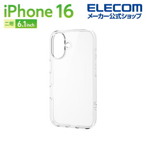 GR iPhone16 p nCubhP[X 2 6.1 X}z nCubh P[X Jo[ NA ELECOM PM-A24AHVCKCR