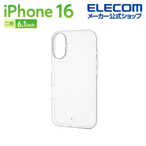 GR iPhone16 p \tgP[X 2 6.1 X}z \tg P[X Jo[ NA ELECOM PM-A24AUCTCR