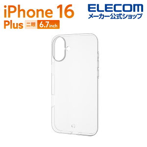 GR iPhone16 Plus p \tgP[X 2 6.7 X}z \tg P[X Jo[ NA ELECOM PM-A24BUCTCR
