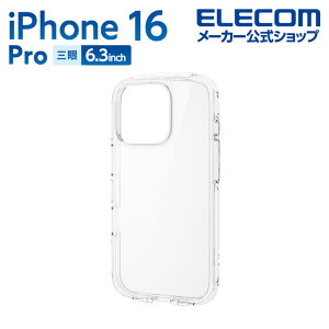 GR iPhone16 Pro p TOUGH SLIM LITE nCubhP[X I[NA 3 6.3 X}z nCubh P[X Jo[ NA ELECOM PM-A24CTSLACR