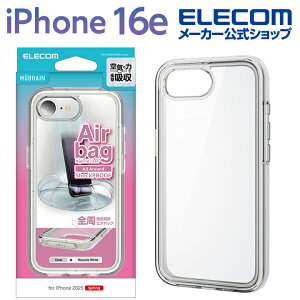 GR iPhone 16e p MUBRAIN nCubhP[X SGAobO iPhone16e nCubh P[X Jo[ TCNzCg×NA ELECOM PM-A25SHVAIR2RW