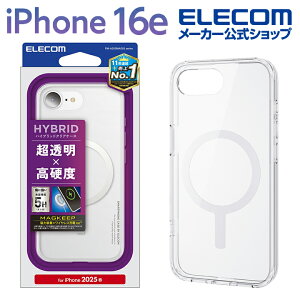 GR iPhone 16e p nCubhP[X MAGKEEP iPhone16e nCubh P[X Jo[ zCg ELECOM PM-A25SMAG02WH