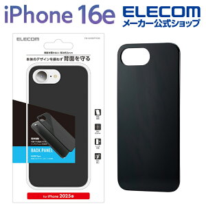 GR iPhone 16e p hXAbvobNpl |bvJ[ iPhone16e P[X Jo[ ubN ELECOM PM-A25SMPPCBK