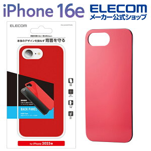GR iPhone 16e p hXAbvobNpl |bvJ[ iPhone16e P[X Jo[ R[bh ELECOM PM-A25SMPPCRD