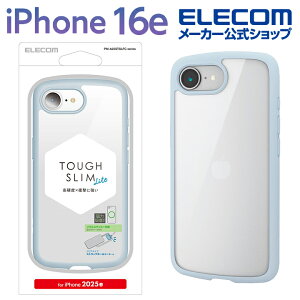 GR iPhone 16e p TOUGH SLIM LITE P[X t[J[ ^XebJ[t iPhone16e nCubh P[X Jo[ ^tXCg wʃNA XgbvV[gt Cgu[ PM-A25STSLFC