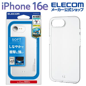 GR iPhone 16e p \tgP[X ^XebJ[t iPhone16e \tg P[X Jo[ ɂ NA ELECOM PM-A25SUCTCR