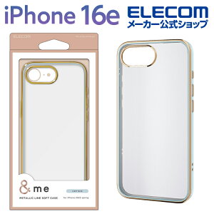 GR iPhone 16e p me \tgP[X ^bNC iPhone16e \tg P[X Jo[ ^bNC Cgu[ ELECOM PM-A25SUCTMLBU