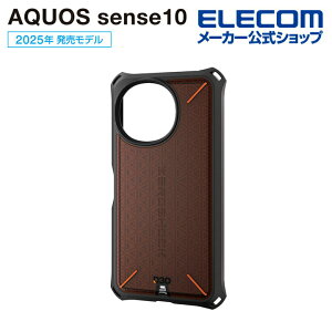 �G���R�� AQUOS sense10 / 9 �p AQUOS sense10 9 ZEROSHOCK �P�[�X D3O AQUOSsense10 / AQUOSsense9 �u���b�N ELECOM PM-S253ZEROD3BK