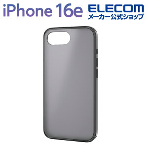 GR iPhone 16e p nCubhP[X ϏՌ }bgubN(o[R[g) ^XebJ[t iPhone16e nCubh P[X Jo[ }bgubN ELECOM PMWA25SHVCK3BK