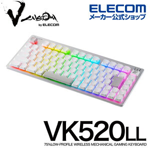 GR V custom VK520LL [v 75TCY L 2.4Ghz Bluetooth Q[~OL[{[h VK520 LE JjJ zCg ELECOM TK-VK520LLWH