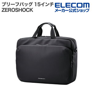 �G���R�� �u���[�t�o�b�O ZEROSHOCK 15�C���` ���� �\�t�g���U�[ �u���b�N ELECOM ZSB-BC01L15BK